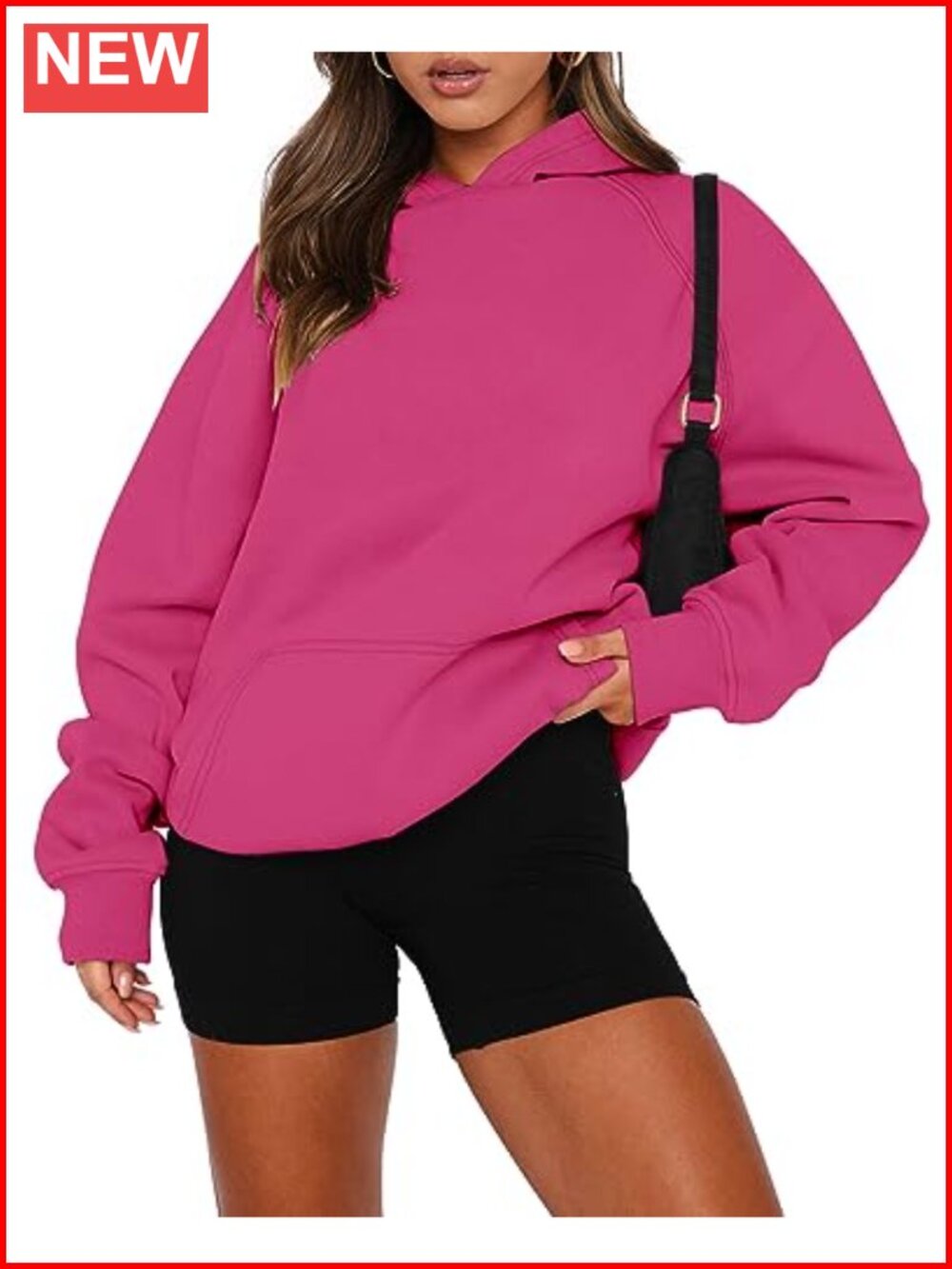 Women's Pullover Hoodie Sweatshirt Long Sleeve Kangaroo Pocket Fleece